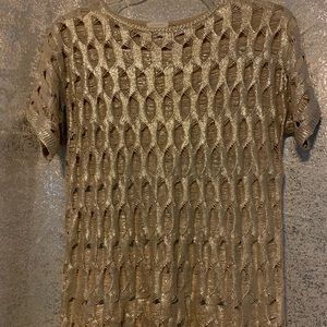 Chico gold metallic sweater